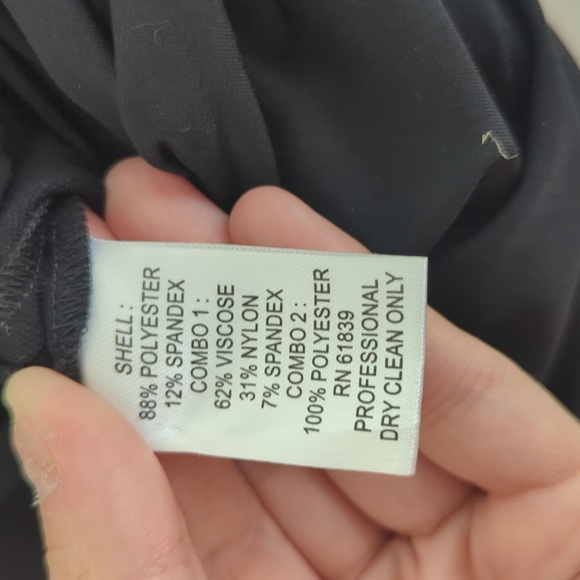 RICKIE FREEMAN TERI JON. Black Dress Size 8 NWT - Picture 9 of 9